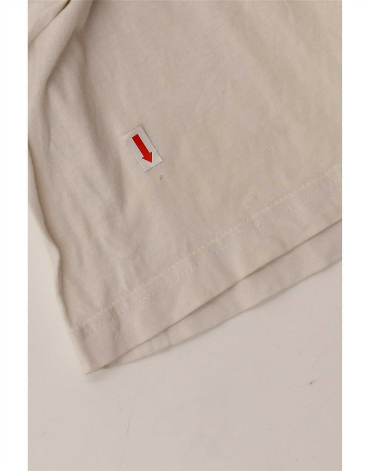 Puma Herren Grafik T-Shirt Top XL Weiß