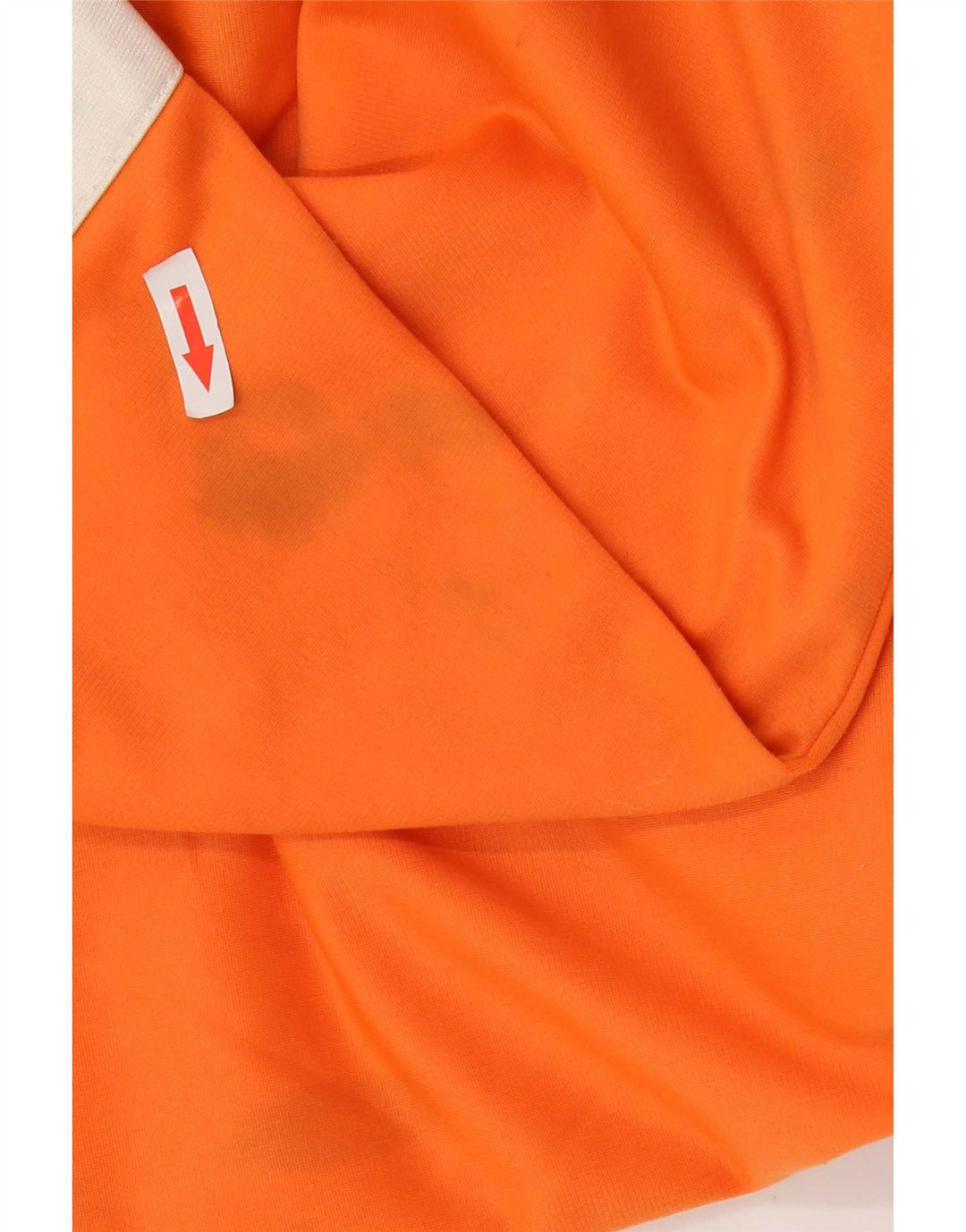 Champion Herren-Trainingsanzug-Top-Jacke, großes orangefarbenes Farbblock-Polyester