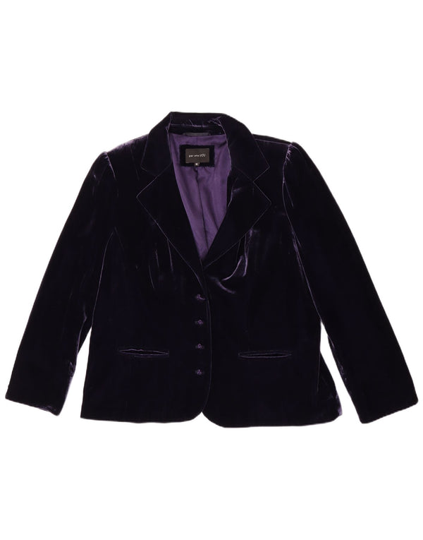 Marks & Spencer Damen Per Una 4-Knopf-Blazerjacke UK 18 XL Lila
