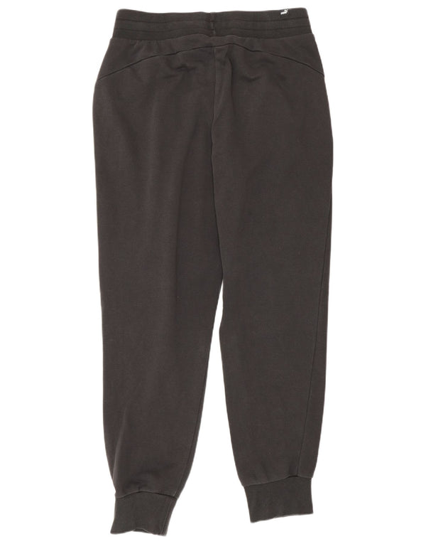 Puma Damen Trainingshose Jogger UK 14 Mittelschwarze Baumwolle
