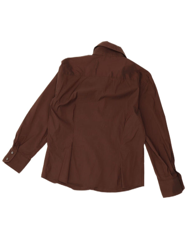 WEEKEND Damen-Hemd UK 16, groß, braune Baumwolle