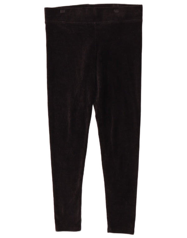Marks & Spencer Damen Leggings UK 14 Große schwarze Baumwolle