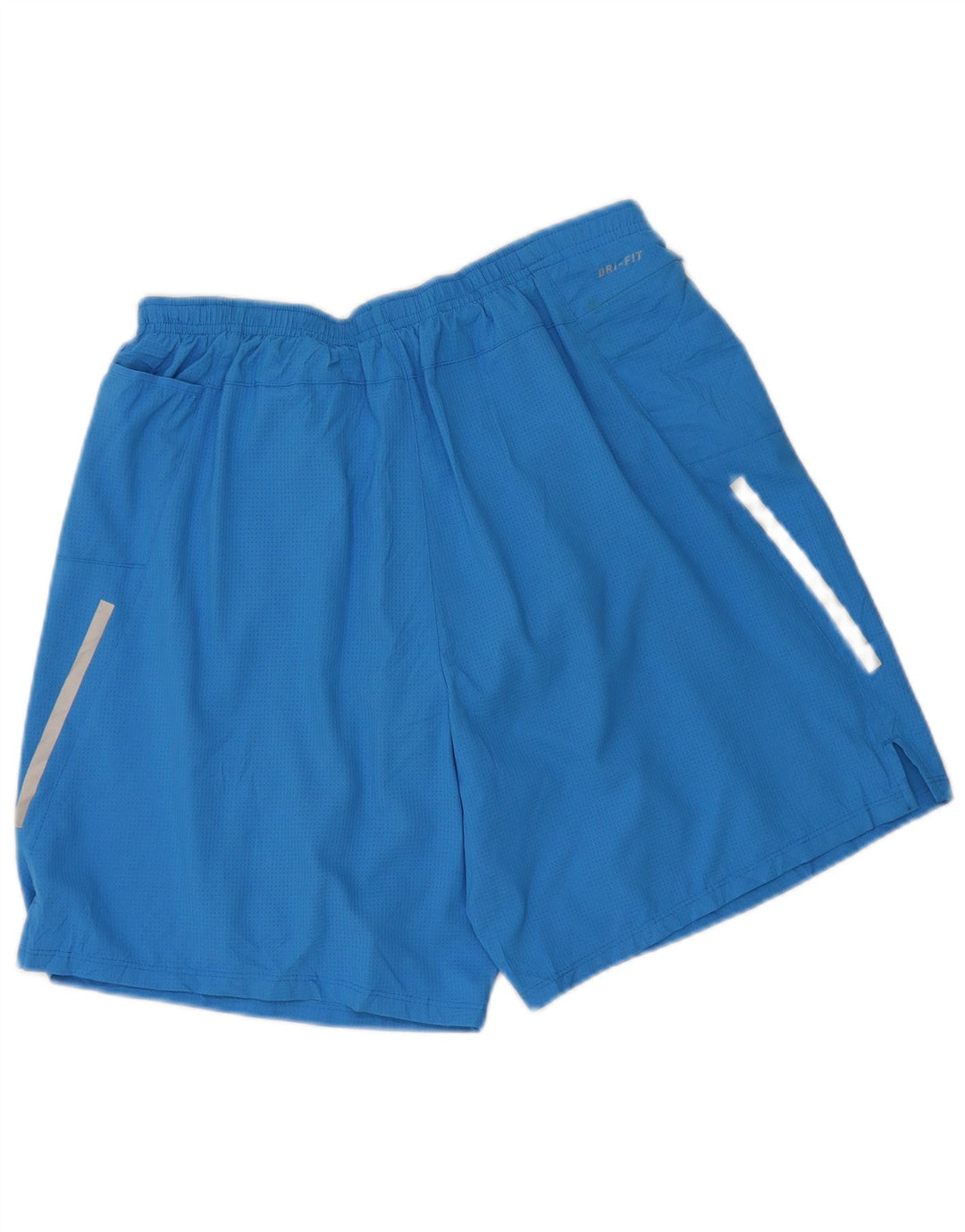 Nike Herren Dri Fit Sportshorts, Größe L, Blau, Polyester