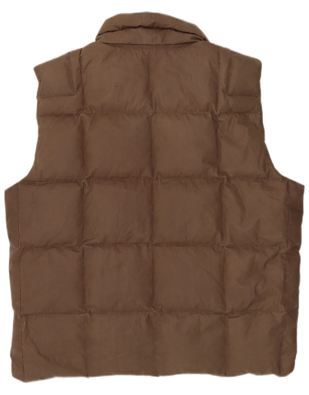 Diesel Herren Wattierte Weste UK 40 Large Braun Polyester
