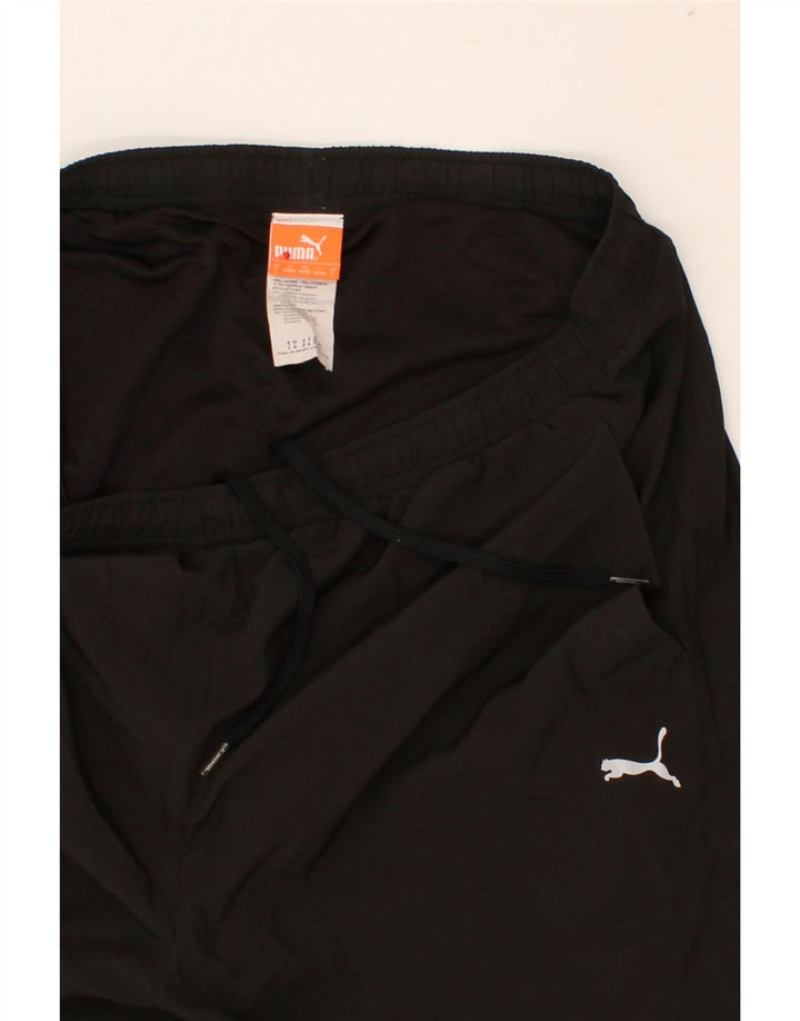 PUMA Mens Sport Shorts Large Black Polyester Vintage Puma and Second-Hand Puma from Messina Hembry 