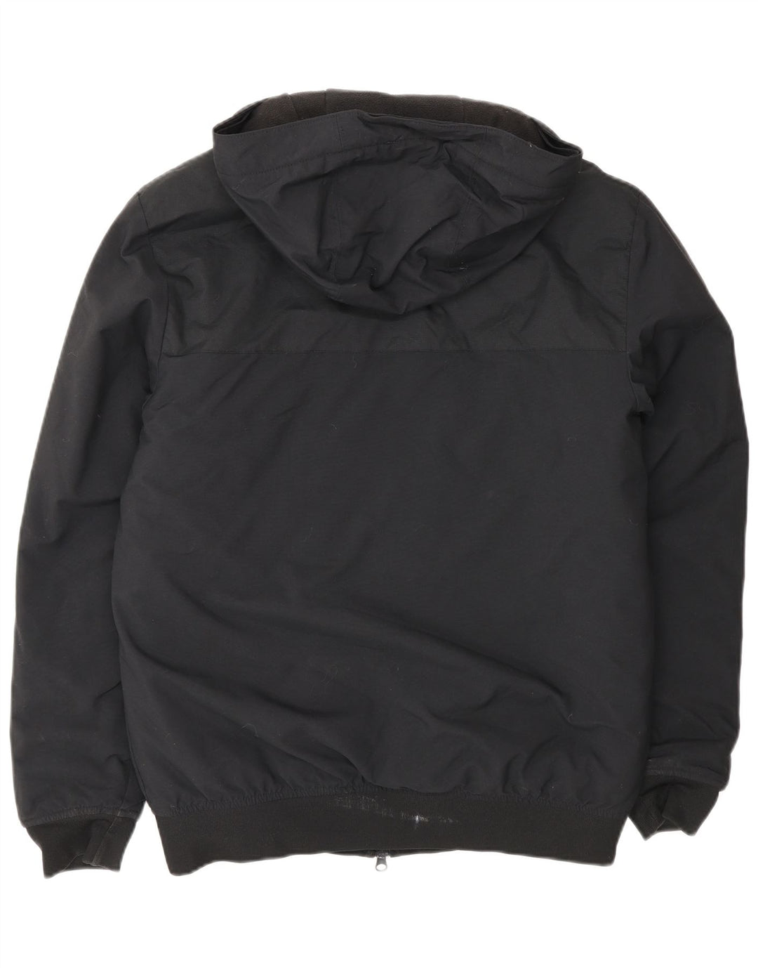 Adidas Herren Bomberjacke mit Kapuze UK 36 Small Schwarz Polyester