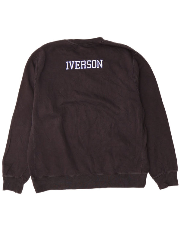 Nike Herren-Sweatshirt „Empire Volleyball Graphic“, groß, aus schwarzer Baumwolle