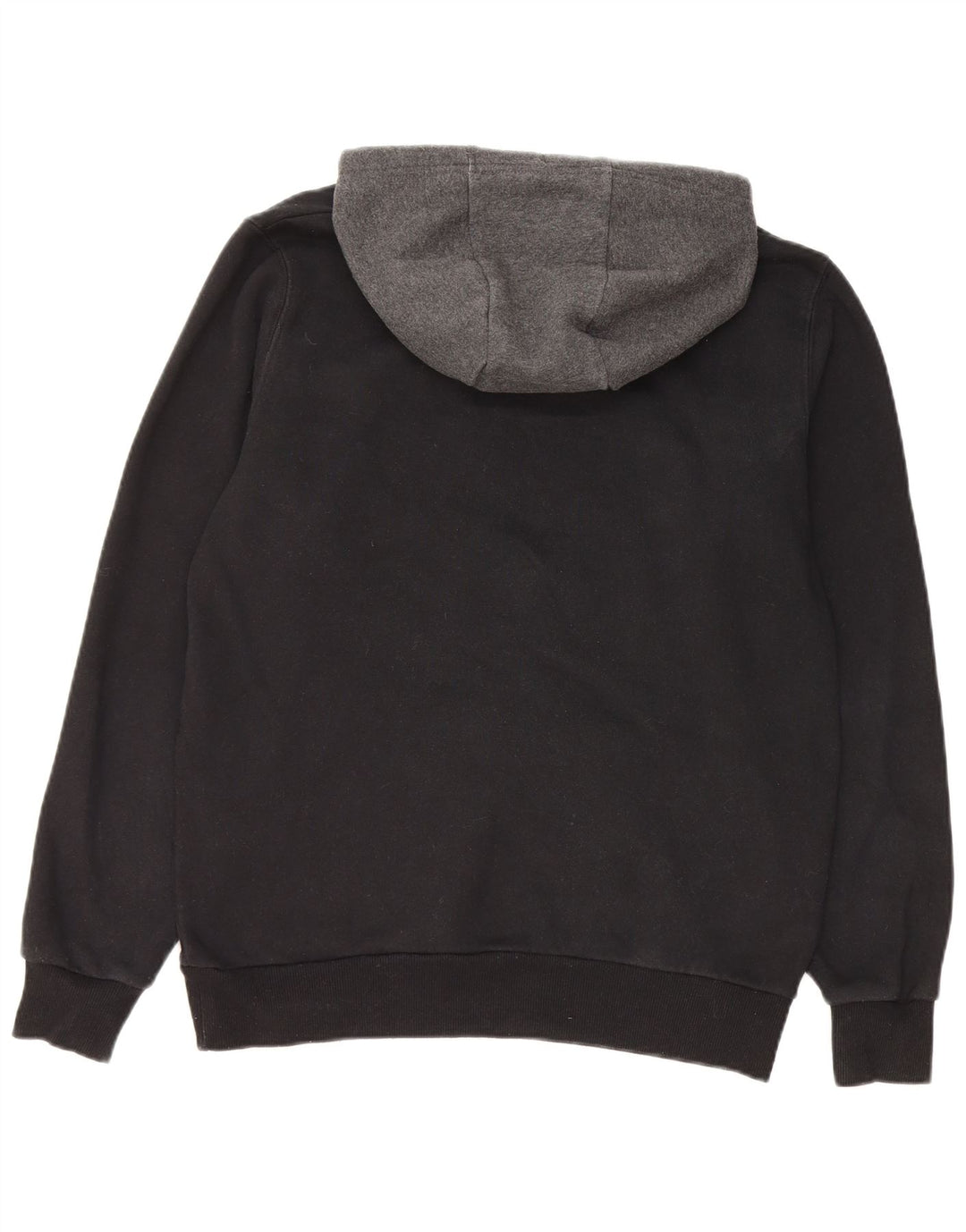 Ellesse Herren-Kapuzenpullover mit Grafik, Mittelschwarz, Baumwolle mit Blockfarben