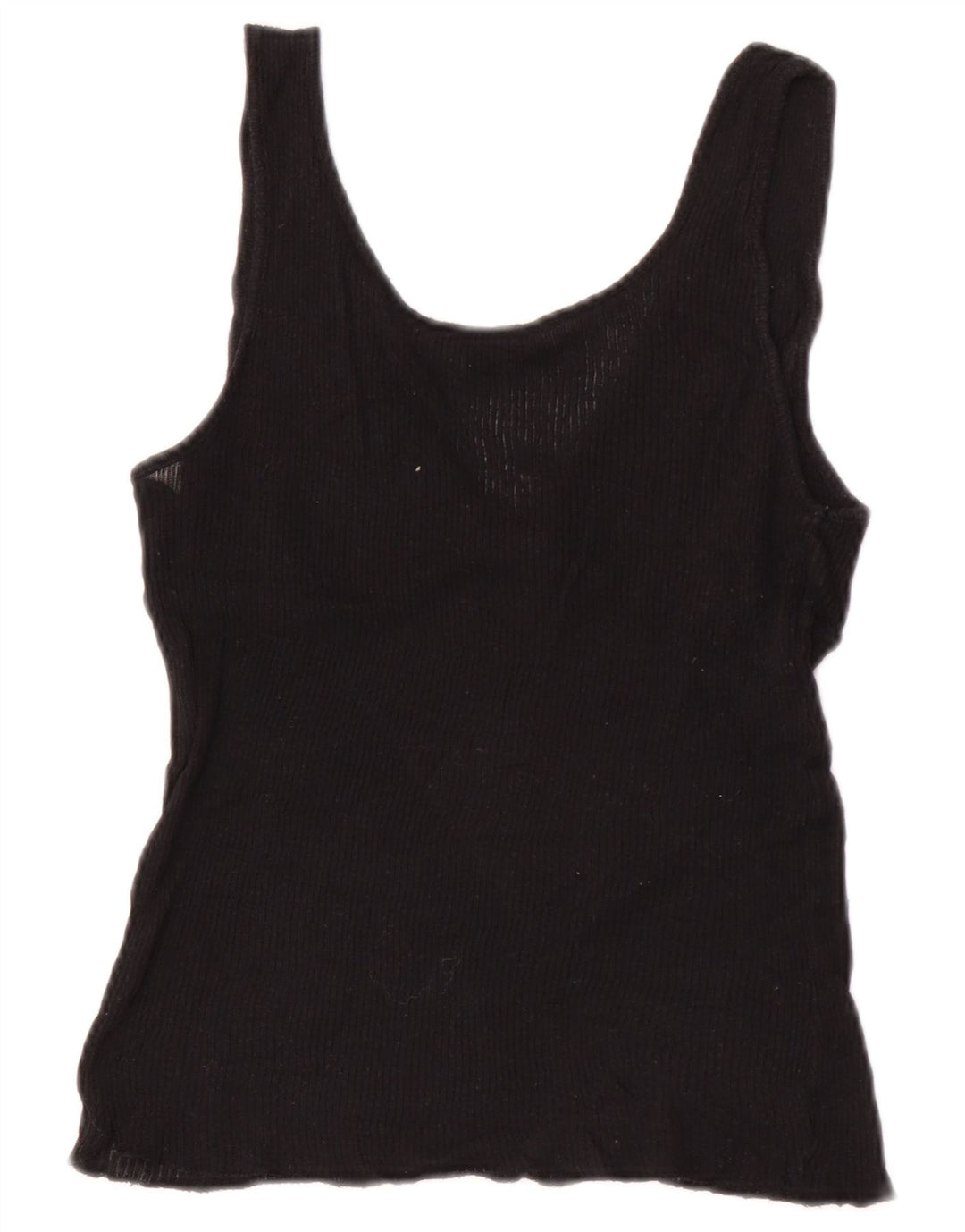 Massimo Dutti Damen Weste Top UK 12 Medium Schwarz