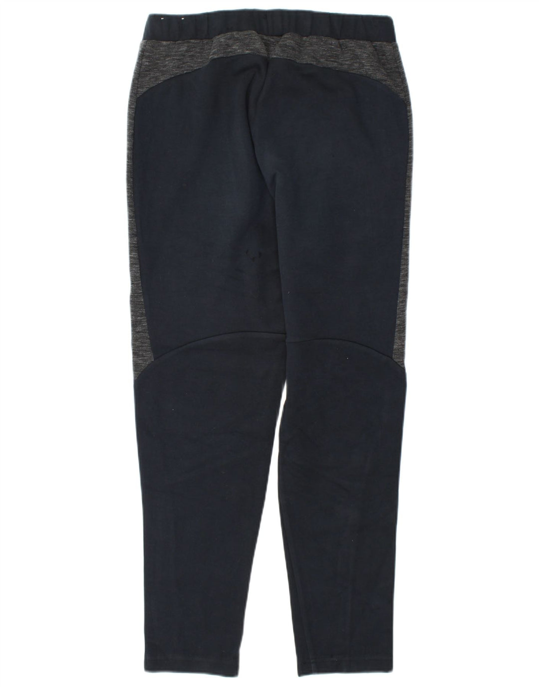 PUMA Mens Tracksuit Trousers Medium  Navy Blue Colourblock Cotton