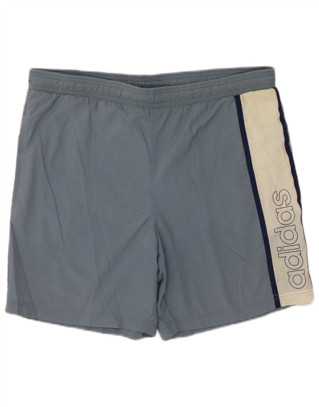 Adidas Herren Badeshorts mit Grafik, mittelblau, Colourblock-Polyamid