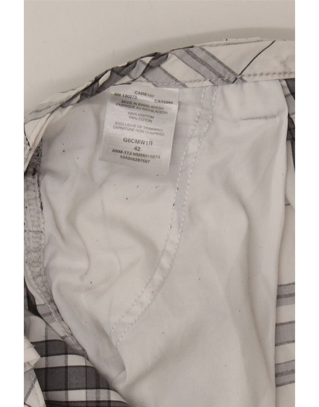 WRANGLER Mens Cargo Shorts W42 2XL Grey Check Cotton Vintage Wrangler and Second-Hand Wrangler from Messina Hembry 