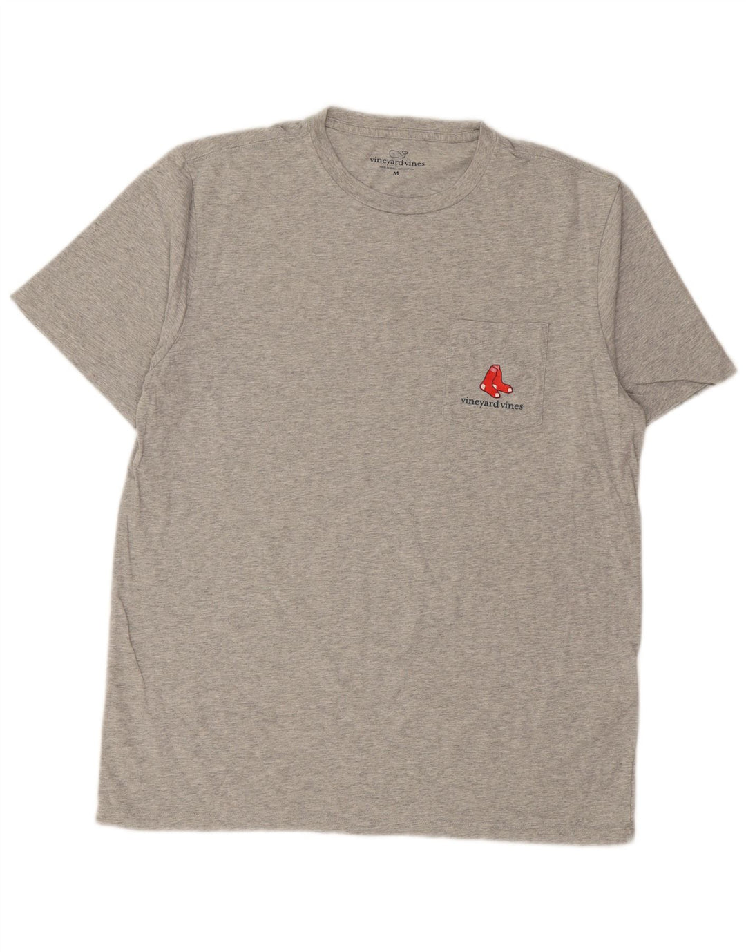 Vineyard Vines Herren-T-Shirt mit Grafik, mittelgraue Baumwolle