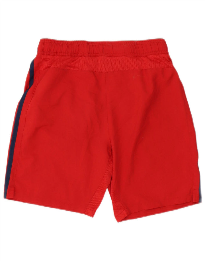 NIKE Barcelona Sportshorts für Jungen, 10–11 Jahre, mittelrot, gestreift, Polyester