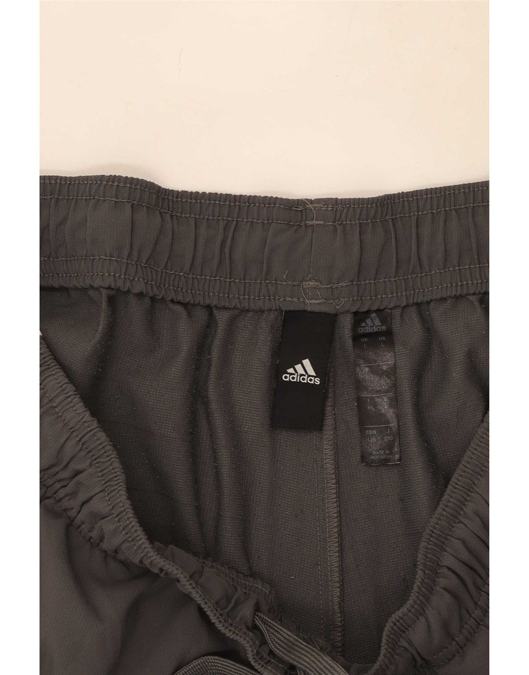 Adidas Herren-Sportshorts, großes graues Polyester
