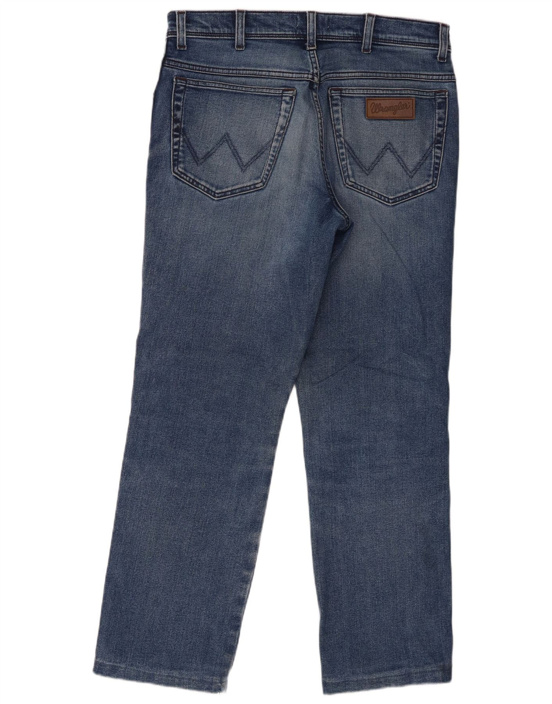 Wrangler Herren Texas Straight Jeans W34 L29 Blaue Baumwolle