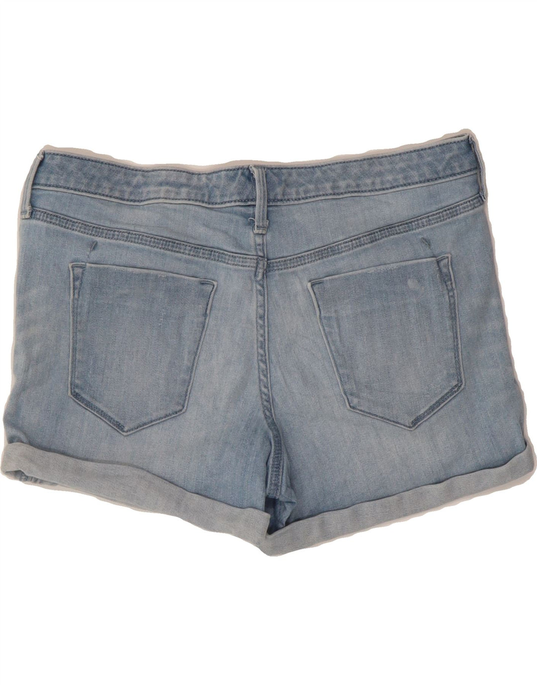 MOSSIMO Womens Stretch Acid Wash Denim Shorts US 6 Medium W30 Blue Vintage Mossimo and Second-Hand Mossimo from Messina Hembry 