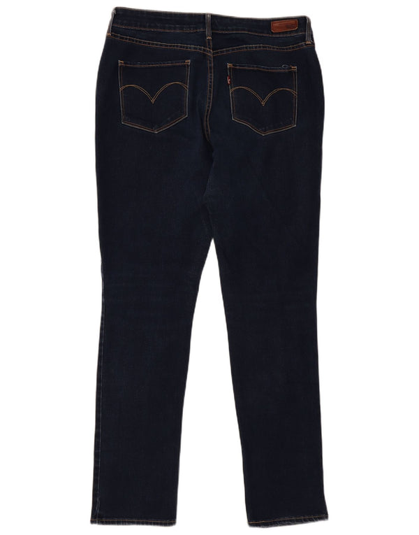 Levi's Damen Bold Curve Mid Rise Slim Jeans W32 L31 Marineblau Baumwolle