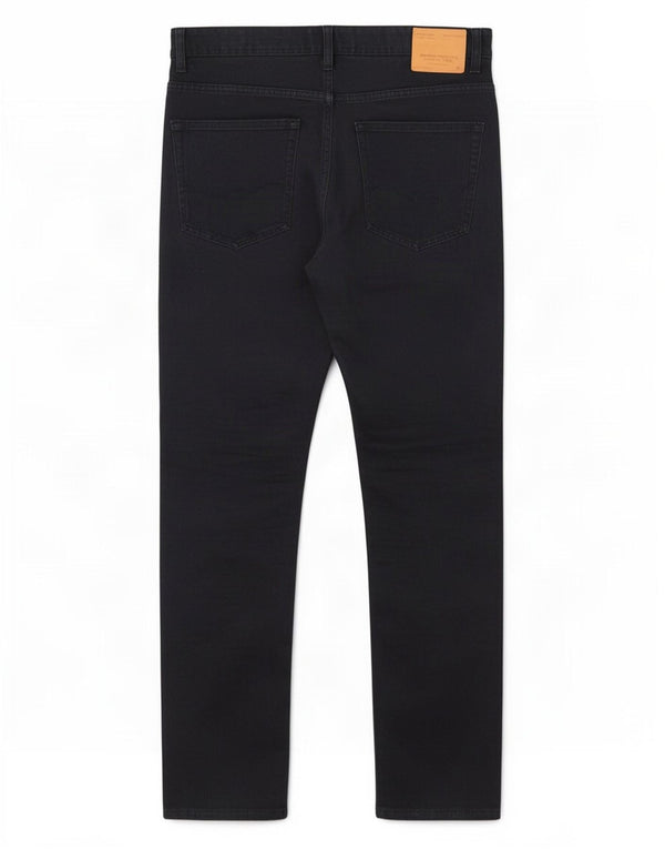 Jack & Jones Mens Slim Fit Casual Trousers W36 L34 Navy Blue Cotton
