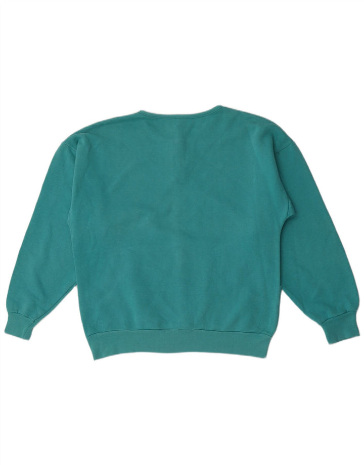 Etirel Damen-Sweatshirt mit Knopfkragen, Gr. 16, Blau