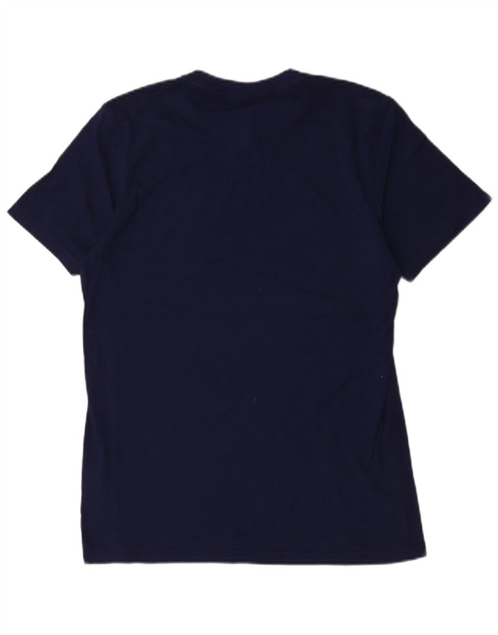 Adidas Herren T-Shirt Top Small Marineblau Baumwolle