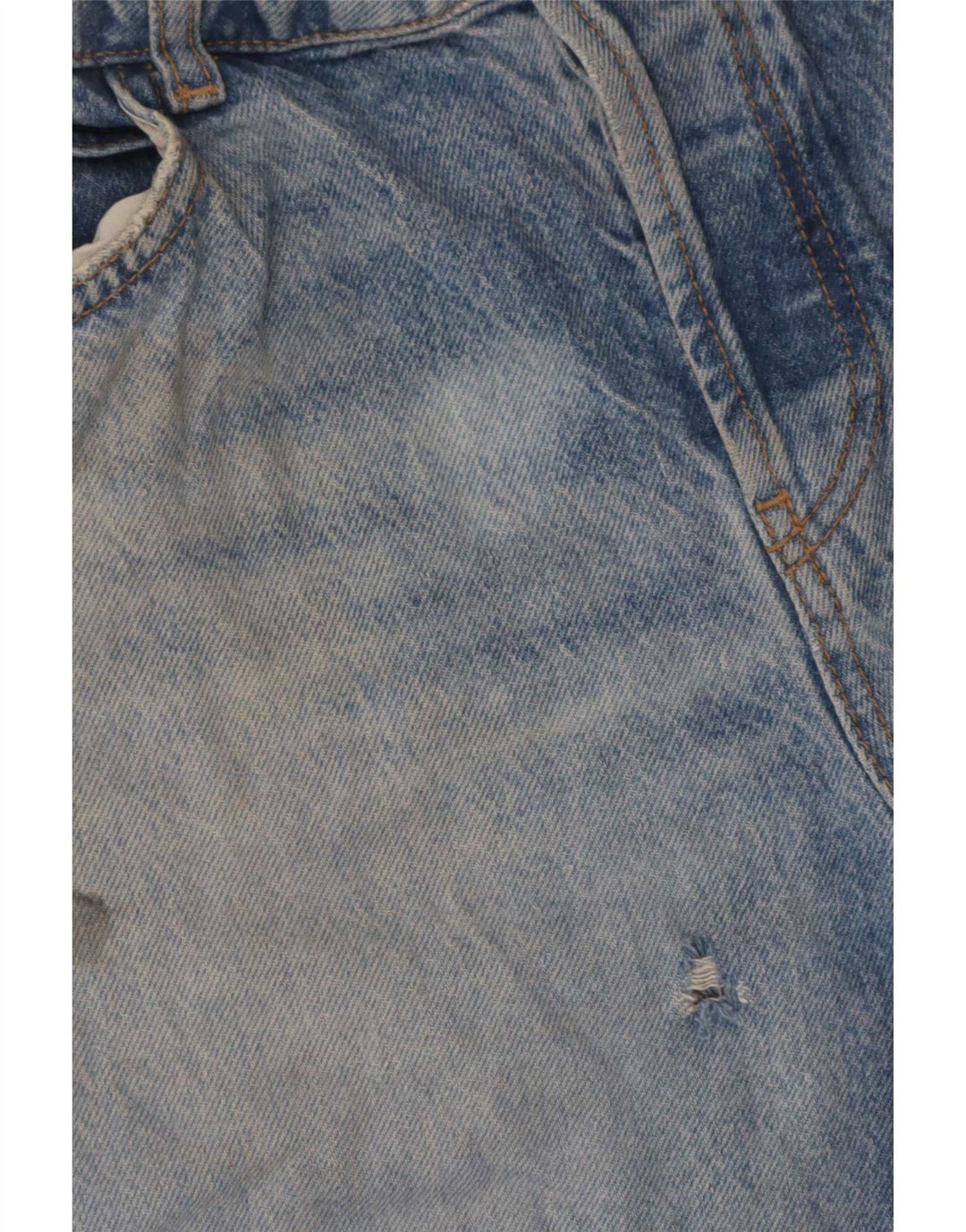 Zara Damen Straight Jeans EU 38 Small W28 L28 Blau