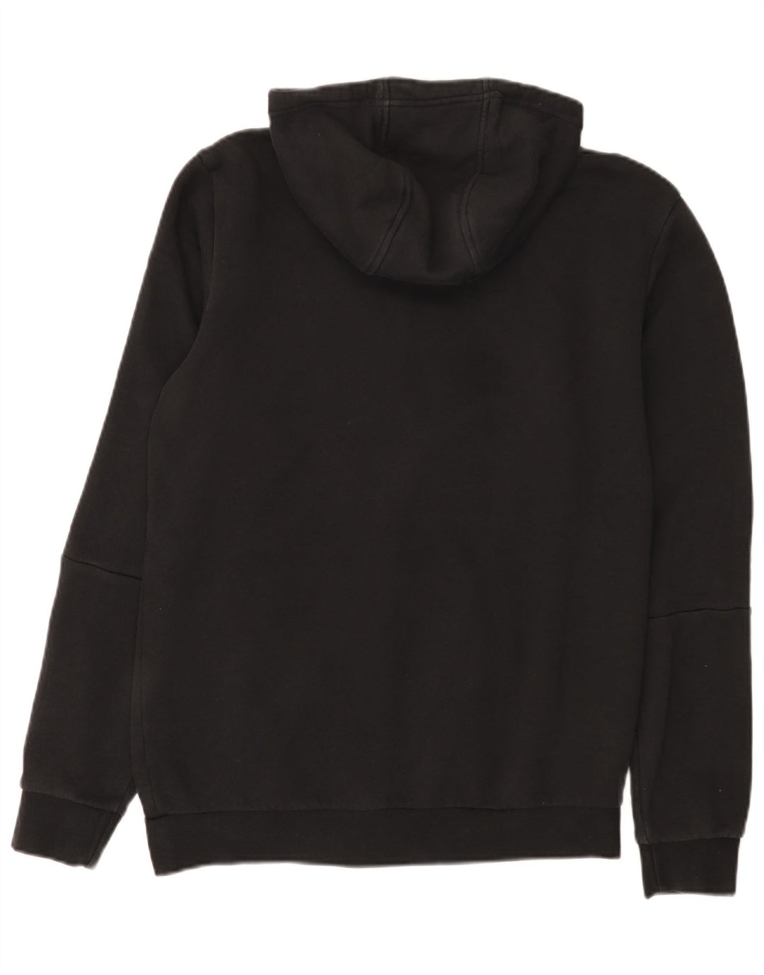 Adidas Herren-Kapuzenpullover mit Reißverschluss, mittelschwarz, Baumwolle