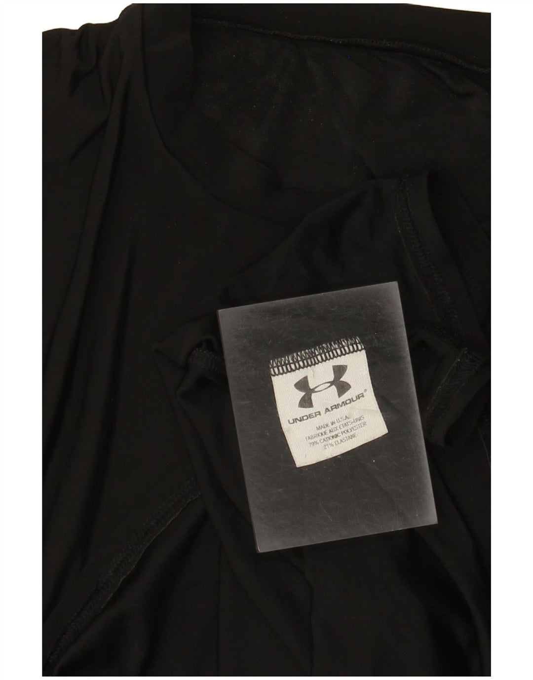 Under Armour Herren T-Shirt Top Small Schwarz Baumwolle