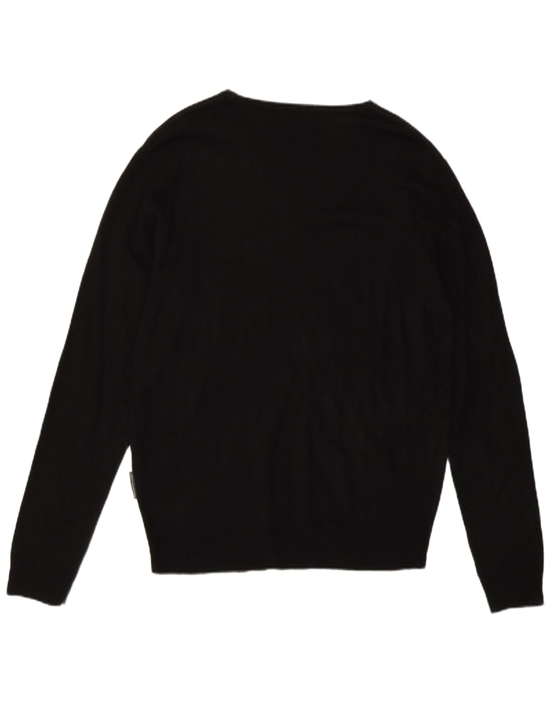 French Connection Herren-Pullover mit U-Boot-Ausschnitt, Mittelschwarzes Acryl