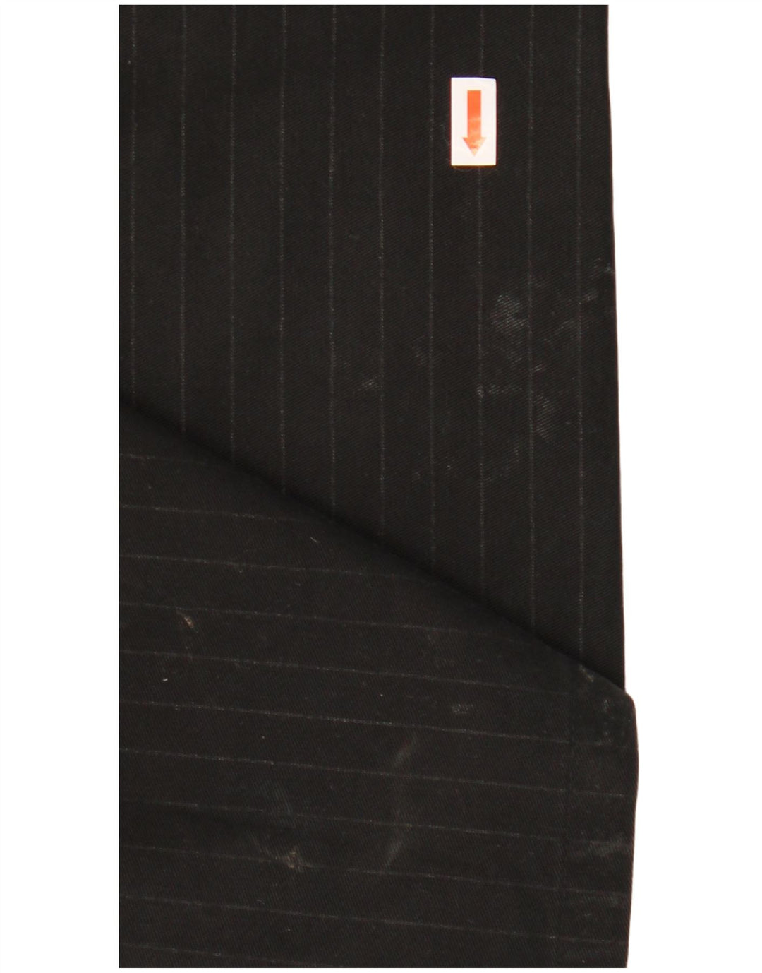 TOMMY HILFIGER Damen gerade Anzughose W32 L32 schwarz gestreift Baumwolle