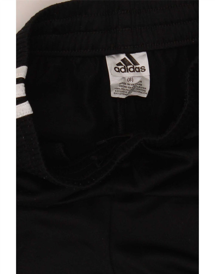 Adidas Trainingshose für Jungen, 7–8 Jahre, schwarzes Polyester