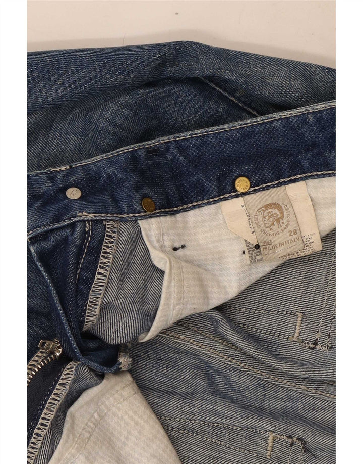 Diesel Damen Distressed Slim Jeans W28 L32 Blaue Baumwolle