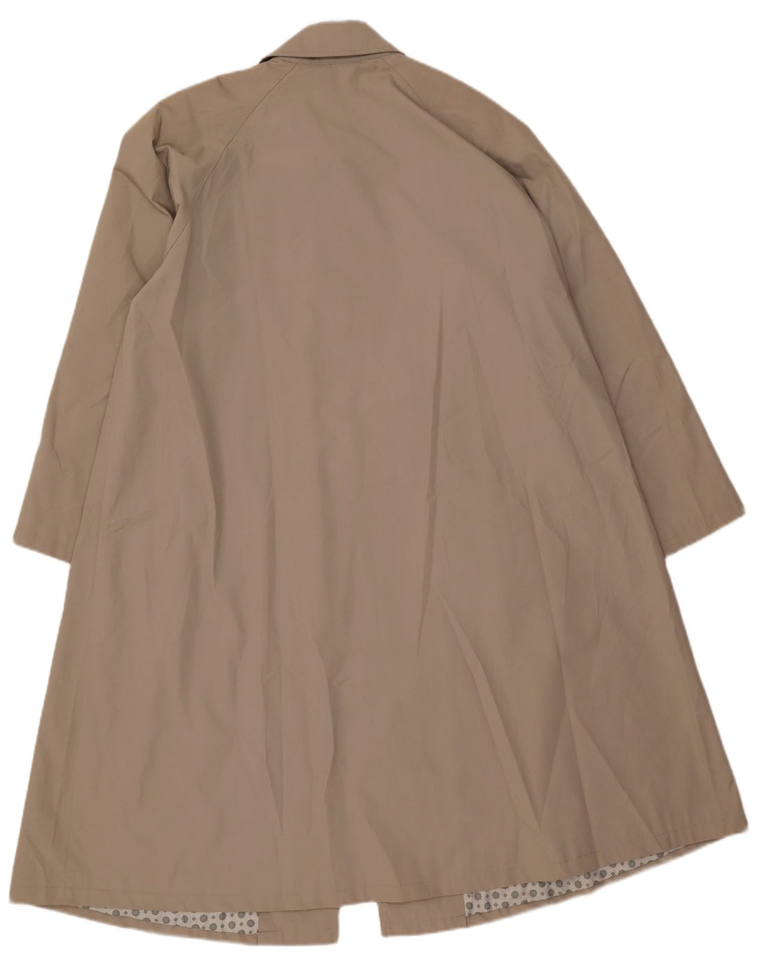 Vintage Damen Übergroßer Regenmantel EU 44 XL Beige Baumwolle