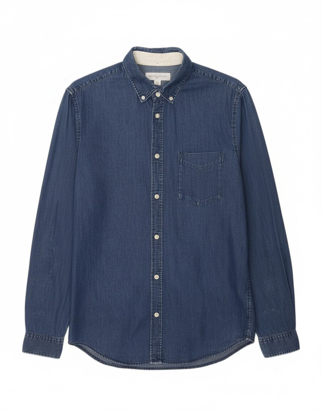 JACK & JONES Mens Denim Shirt Large Navy Blue