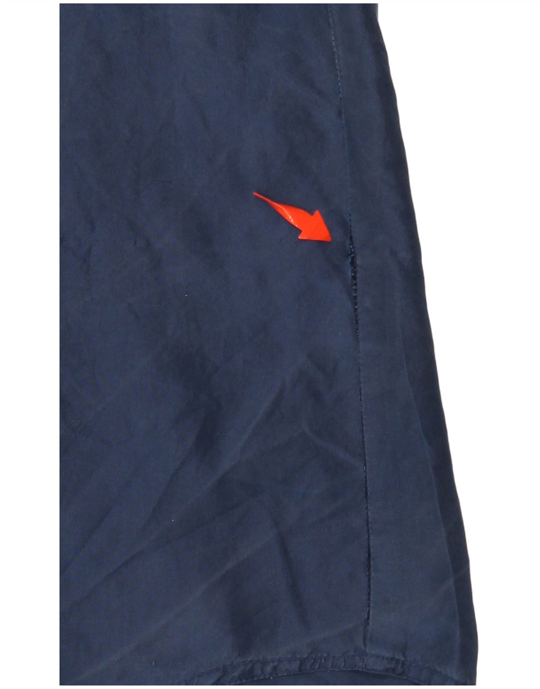 VINTAGE Damen Übergroßes Hemd UK 10 Kleine marineblaue Seide