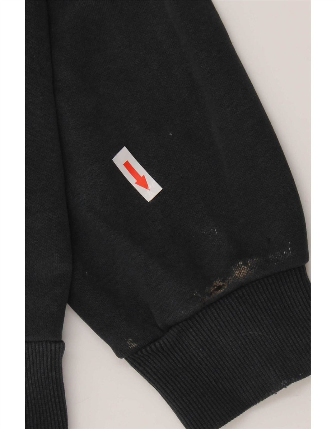 Puma Herren Grafik-Sweatshirt-Pullover aus mittelschwarzer Baumwolle