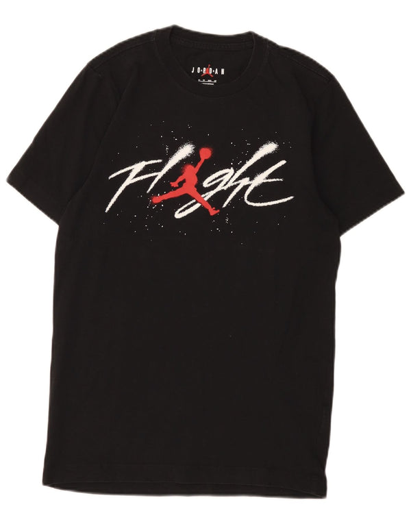 Jordan Herren Grafik T-Shirt Top XS Schwarz Baumwolle
