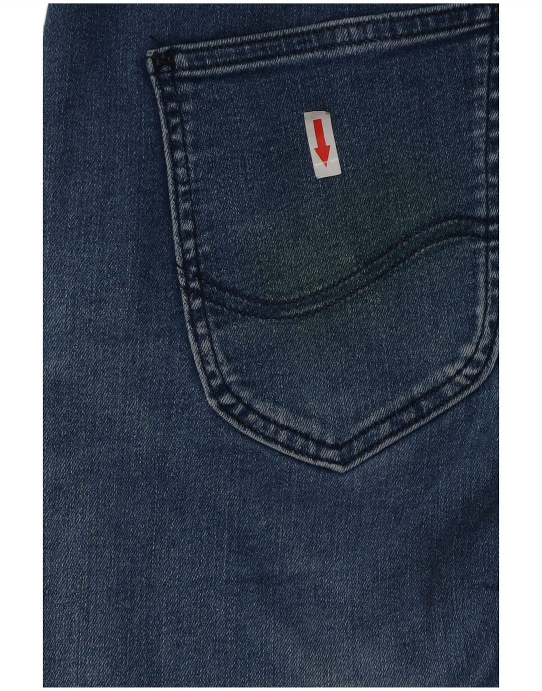 Lee Damen Malone Skinny Jeans W34 L32 Blaue Baumwolle