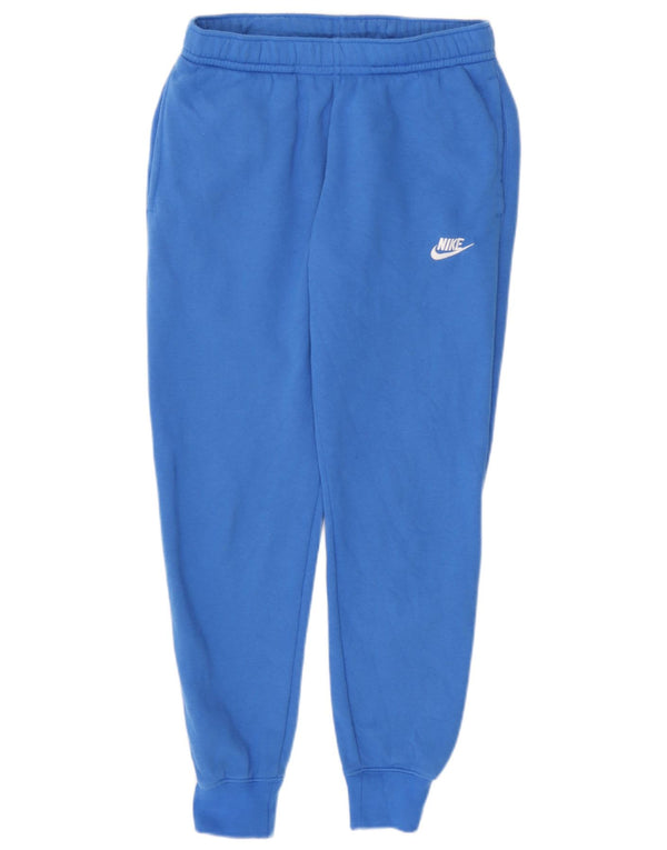 Nike Damen-Trainingshose, Jogginghose, UK 10, Größe S, Blau, Baumwolle