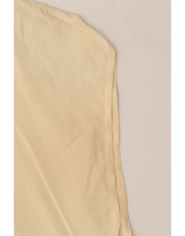MARINA RINALDI Womens Blouse Top Size 17 Small Beige Silk Vintage Marina Rinaldi and Second-Hand Marina Rinaldi from Messina Hembry 