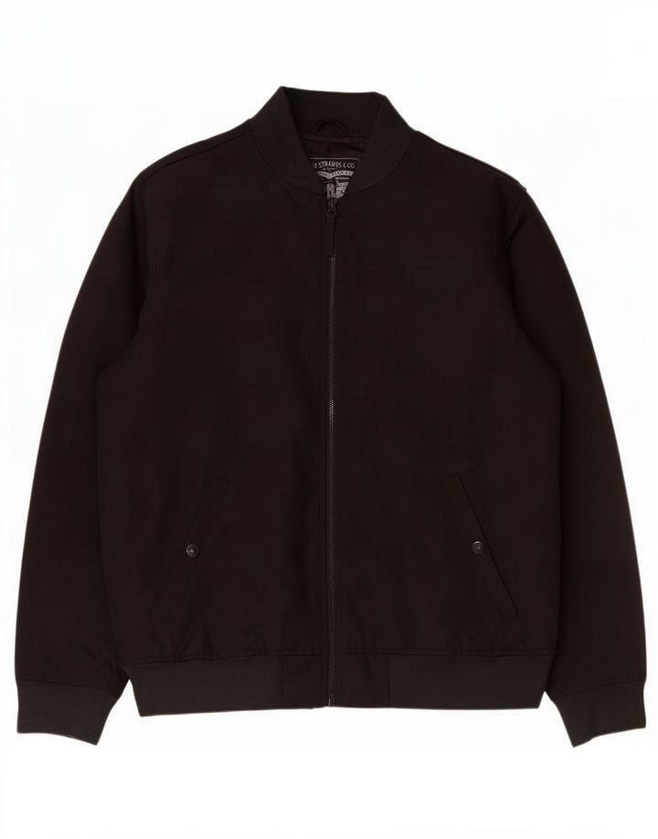 Levi's Herren Bomberjacke UK 40 Large Schwarz Polyester