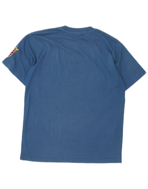 Puma Herren Grafik-T-Shirt-Oberteil Mittelblau