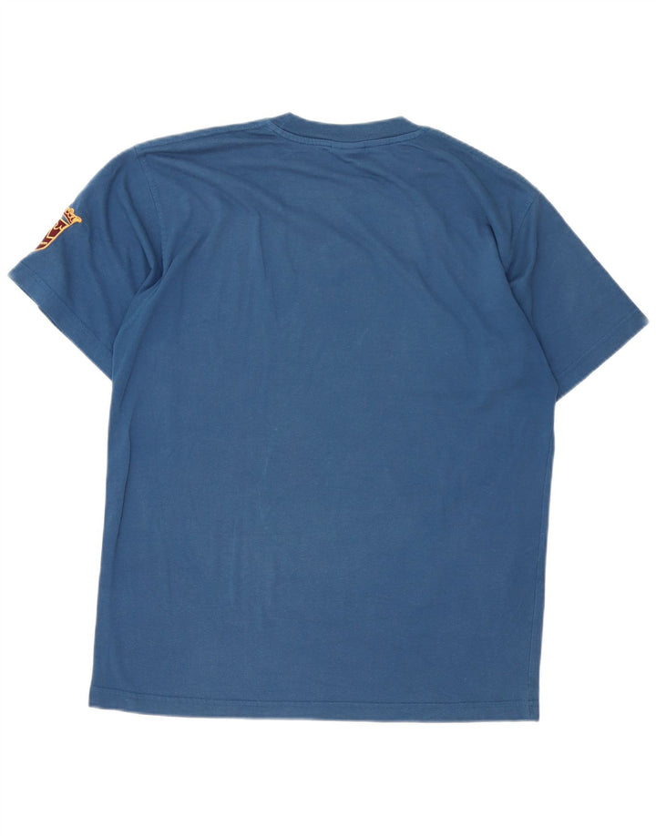 Puma Herren Grafik-T-Shirt-Oberteil Mittelblau