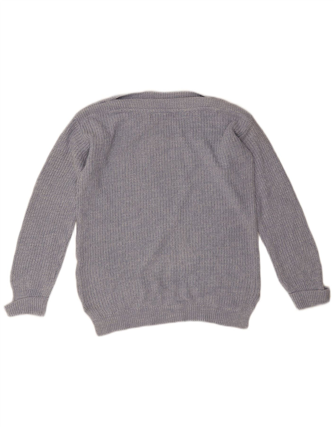 Marks & Spencer Damen-Pullover, übergroß, U-Boot-Ausschnitt, Gr. 10, Größe S, Blau