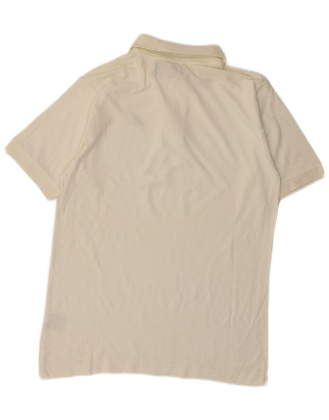 Kappa Herren-Poloshirt aus mittelweißer Baumwolle