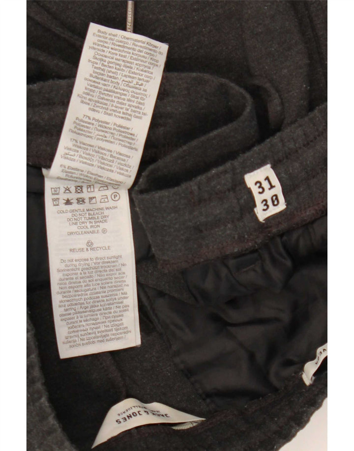 Jack & Jones Herren-Kurzhose, W31, L24, Grau, Polyester
