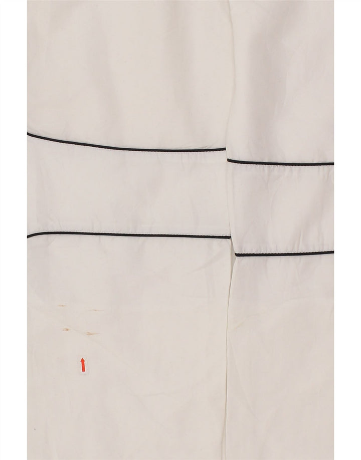 FILA Womens Tracksuit Trousers UK 10 Small White Polyester Vintage Fila and Second-Hand Fila from Messina Hembry 