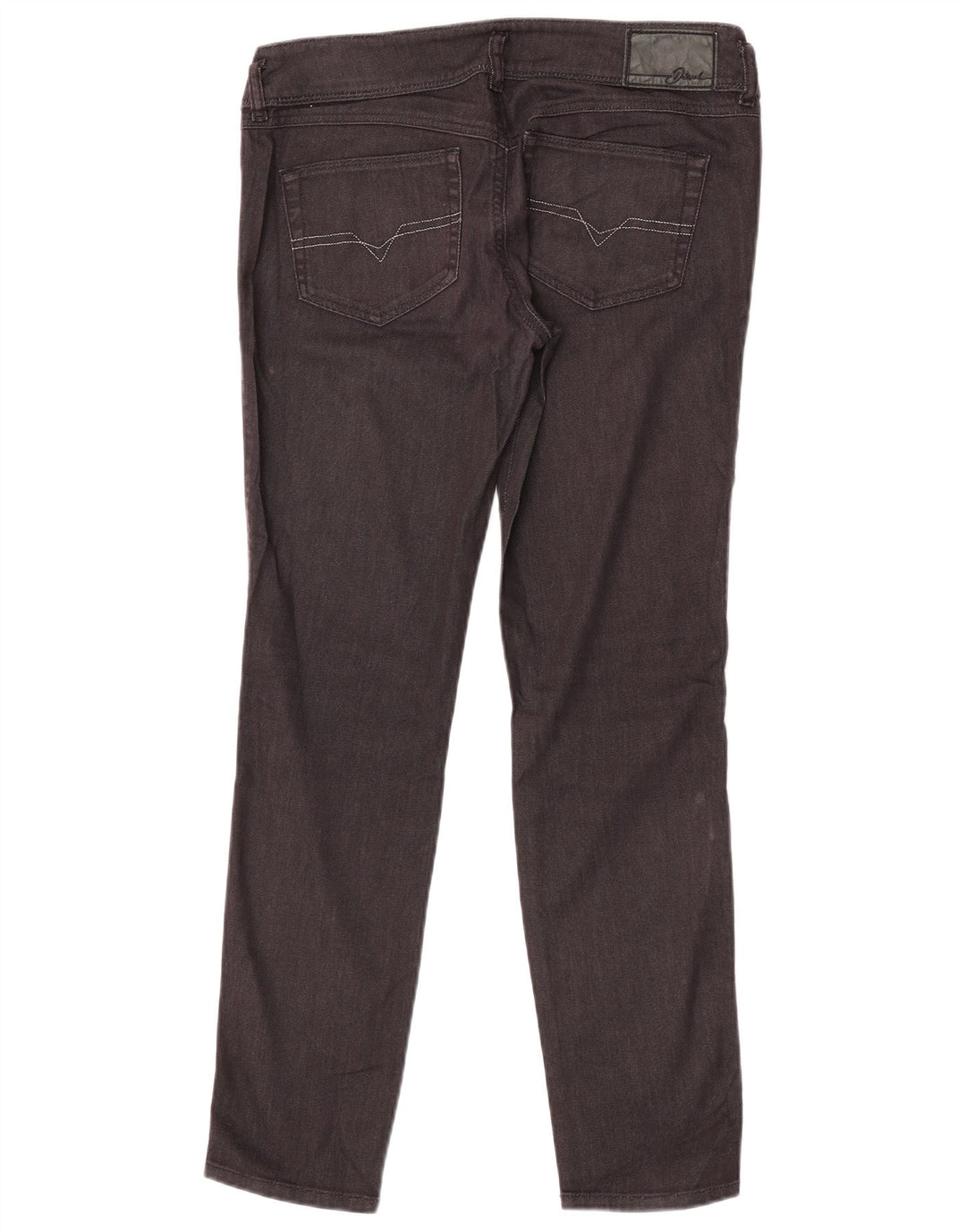 Diesel Damen Husky Slim Jeans W30 L30 Schwarze Baumwolle