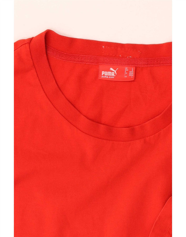 Puma Herren T-Shirt Top Large Rot