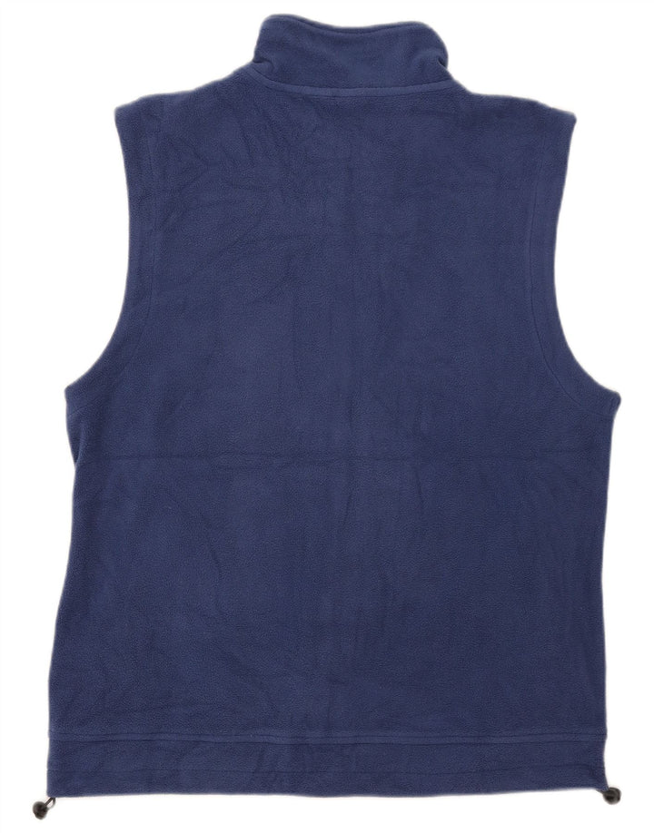 Kanada Herren Fleeceweste UK 42 XL Blau Polyester